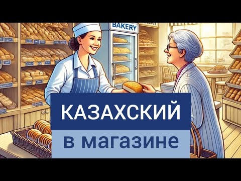 Видео: учи КАЗАХСКИЙ легко. В МАГАЗИНЕ. Говорим на казахском (русские субтитры)