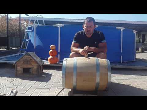 Видео: Как подготовить ДУБОВУЮ БОЧКУ. ENG SUB.