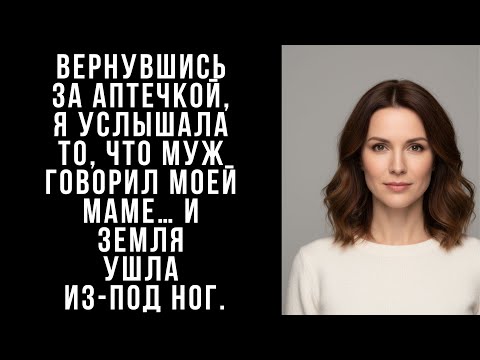Видео: Вернувшись за аптечкой, я услышала то, что муж говорил моей маме… и земля ушла из-под ног.