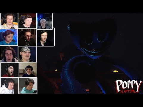 Видео: Реакция Летсплейщиков на Нападение Киси Миси в Poppy Playtime Chapter 3