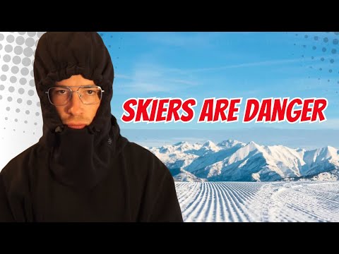 Видео: Катание на лыжах стало слишком опасным