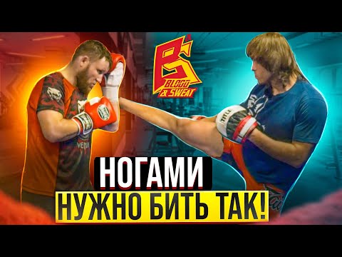 Видео: Сильные и резкие  удары ногами / хайкик и лоукик кикбоксинг  Эльмар Гусейнов