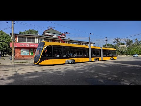 Видео: Испытание трамвая Татра-Юг  К1Т306 в городе Днепр (Днепропетровск) май 2021 г.
