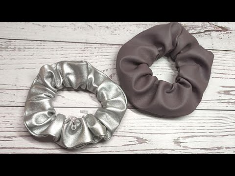 Видео: 2 невероятно простых способа сшить резинку для волос  | DIY