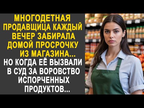 Видео: Продавщица каждый вечер забирала домой просрочку из магазина. Но когда её вызвали в суд...