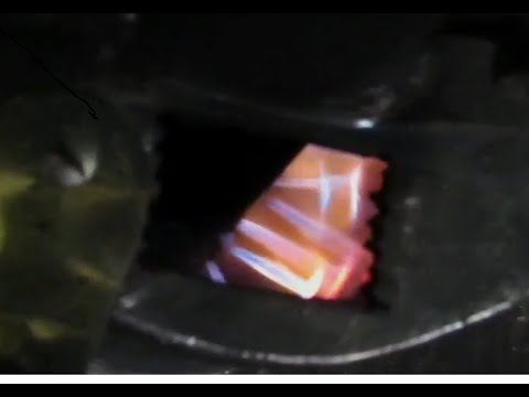 Видео: мини печь на отработке ч.2 запуск и первые тесты.