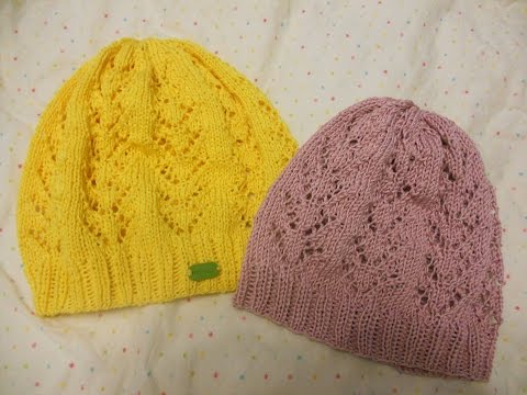 Видео: Весенняя ажурная шапочка спицами.