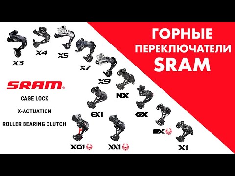 Видео: Горные переключатели SRAM за 5 минут | От X3 до XX1 Eagle AXS