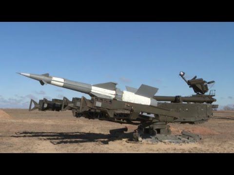 Видео: Обновленный ЗРК С-125 испытали на полигоне Сарышаган