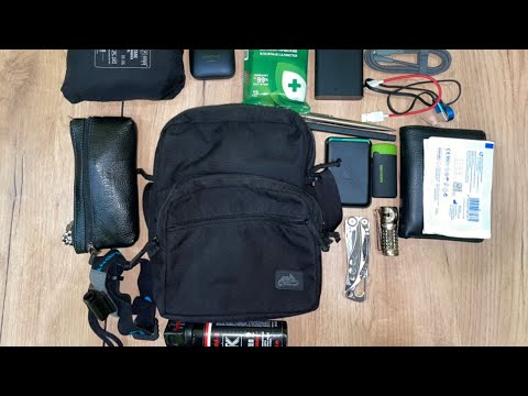 Видео: Без воды, Мой edc набор на базе сумки helikon tex edc compact 