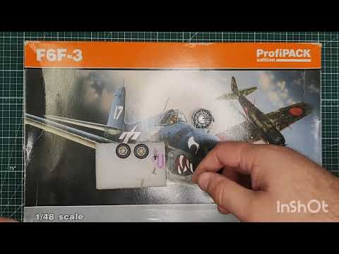 Видео: №268 Hellcat F6F3 1/48 Eduard сборка, окраска