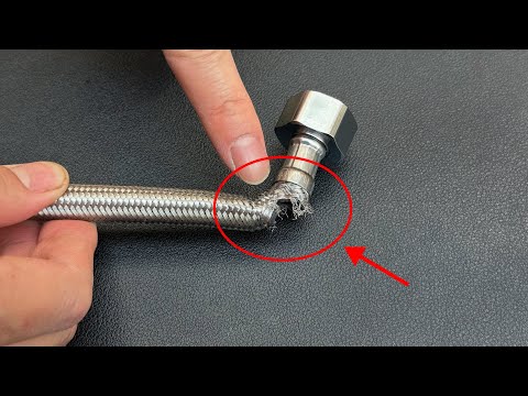 Видео: Как подсоединить сломанный шланг из стальной проволоки?