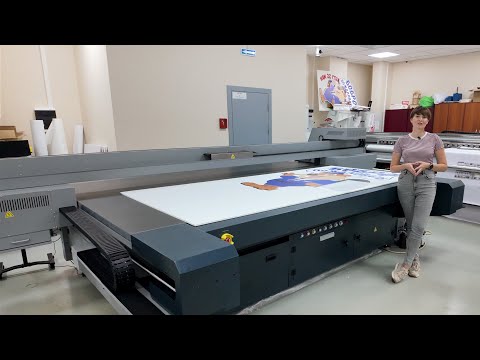 Видео: Планшетный УФ-принтер Sprinter TC-F3221