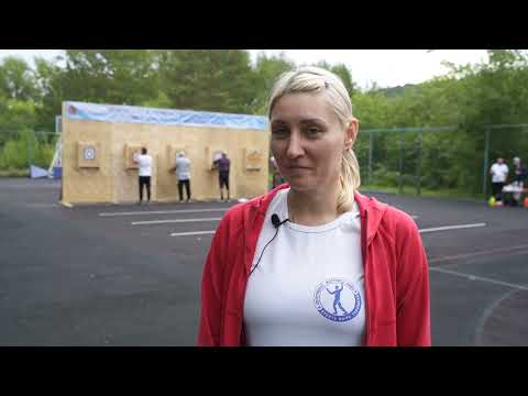 Видео: Спортивное метание ножа - Чемпионат и первенство Красноярского края в г. Красноярске - 2023 г.