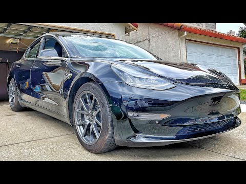 Видео: Первый Выезд в Город / Tesla Model 3 С Аукциона США
