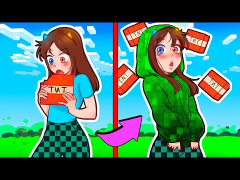 Видео: 😰 Майнкрафт НО я стала КРИПЕРОМ!