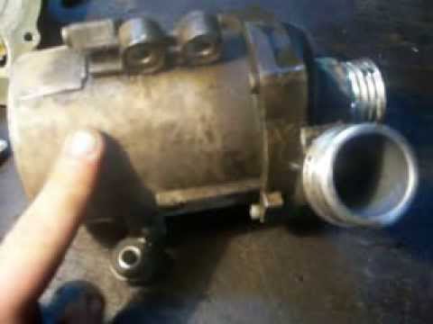 Видео: Электроуправляемый водяной насос системы охлаждения ДВС на BMW N52K 2.5 SI