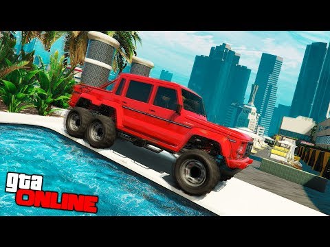 Видео: ГЛАВНОЕ НЕ СВАЛИТСЯ В БАССЕЙН! ГЕЛИК НЕ ПРОЙДЁТ ЭТО - СКИЛЛ ТЕСТ НА ВЕЗДЕХОДАХ В ГТА 5 ОНЛАЙН