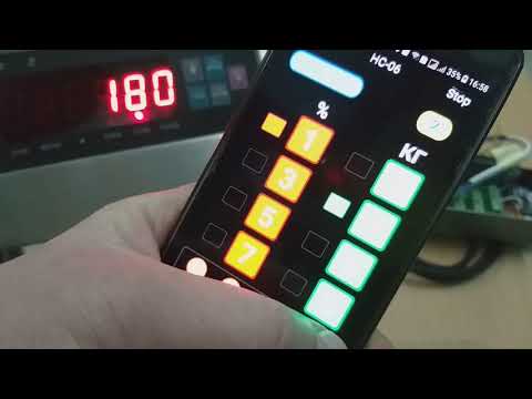 Видео: обмануть электронные веса автомобильные веса весы корректор веса Блютуз