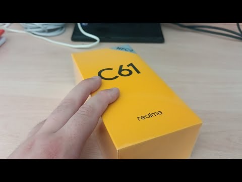 Видео: Распаковка и первое включение Realme C61 с Озона