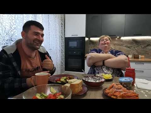 Видео: Мукбанг  На обед у нас самая простая и вкусная еда.