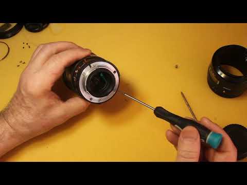 Видео: NIKON AF MICRO NIKKOR 105 mm 2.8 . Простая диагностик автофокуса. Lensservis мастерская оптики в СПб