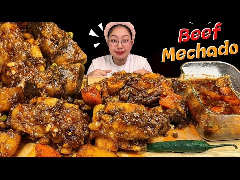 Видео: Соус Мечадо из говядины Пиной 🍛 | Филиппинское рагу из говядины | Филиппинская еда | АСМР | Велик...