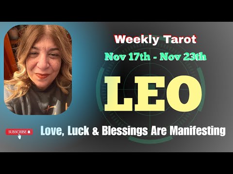 Видео: ЛЕВ — Чудеса в движении! Любовь, удача и благословения проявляются с 17 по 23 ноября — еженедельн...