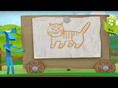 Видео: Мультфильм для детей про оригами - Бумажки -Букет для королевы Серия 6
