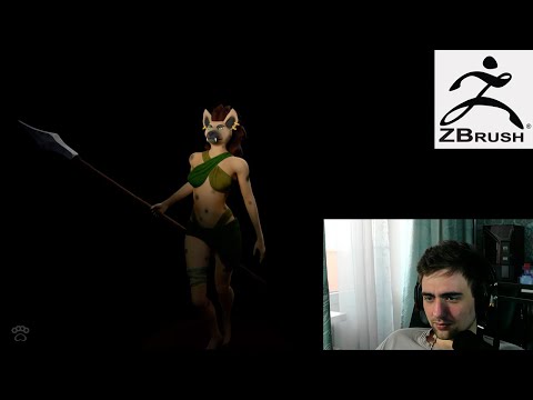 Видео: Инктябрь. Оборотни. | День 2 | Гнолл | ForaMon