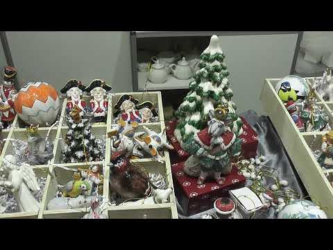 Видео: Фарфор Вербилки на выставке-ярмарке "Зимняя сказка".