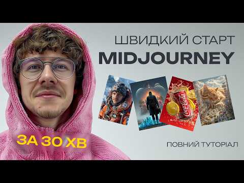 Видео: Midjourney з НУЛЯ. Покроковий Туторіал за 30 хвилин #midjourney