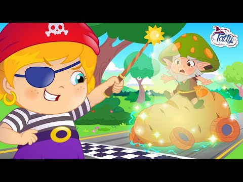 Видео: Магичне трке 🚗 Такмичење за мале шампионе и магичне авантуре | Мала вештица Татти