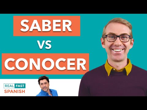 Видео: SABER против CONOCER — как сказать «знать» по-испански