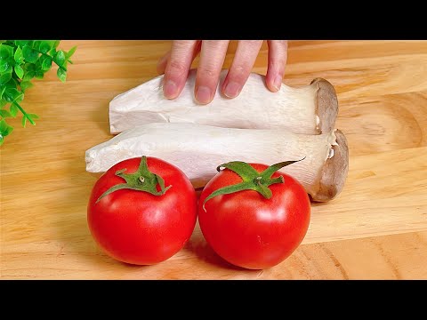 Видео: 2 гриба Pleurotus eryngii и 2 помидора — мои любимые блюда, когда я угощаю гостей, одной большой