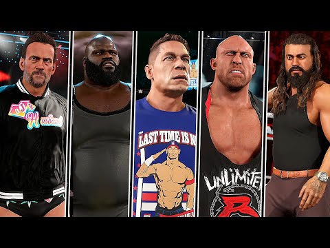 Видео: WWE 2K25 против MODS – Сравнение входов (официальный против модов)!