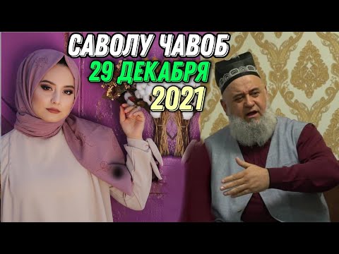 Видео: ХОЧИ МИРЗО САВОЛУ ЧАВОБ 29 ДЕКАБРЯ 2021