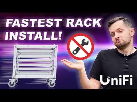 Видео: Как монтировать устройства UniFi в стойку Ubiquiti Toolless Mini Rack