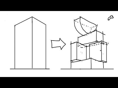 Видео: Архитектурный рисунок #10. Композиция из 5 геометрических фигур