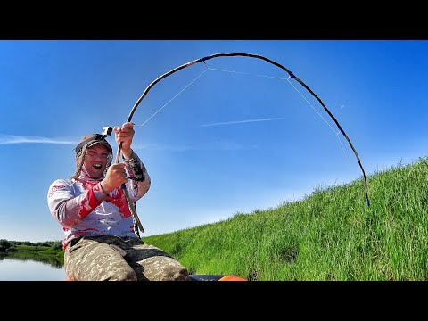 Видео: РУКИ БОЛЯТ, УДОЧКА В ДУГУ! ЛОВИЛ НА ПАЛКУ и СЛОМАЛ! БАСМА и ХЕ! Рыбалка в Е...ЯХ часть 4