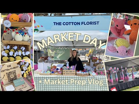 Видео: РЫНОЧНЫЙ ДЕНЬ! 🌼 Видеоблог о рынке вязания крючком и подготовке к нему. Продажа вязаных крючком п...