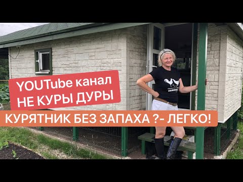 Видео: Как  убрать запах в курятнике. Насест без ароматов.