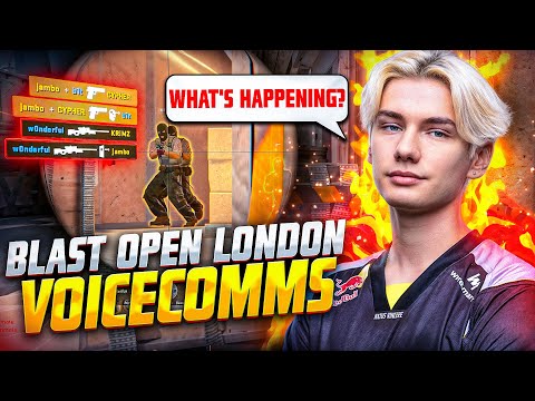 Видео: Тимспик NAVI vs fnatic, FaZe, M80 на BLAST Open London 2025