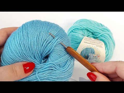 Видео: ШИКАРНЫЙ узор крючком - всего 2 ряда!✌🧶 Легкое и простое вязание крючком для начинающих/Easy Crochet