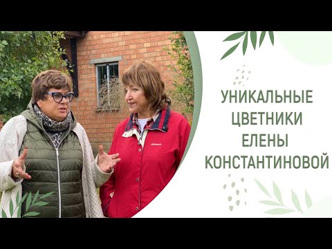 Видео: УНИКАЛЬНЫЕ ЦВЕТНИКИ ЕЛЕНЫ КОНСТАНТИНОВОЙ