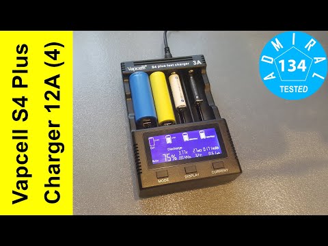 Видео: Vapcell S4 Plus обзор зарядного устройства 12А