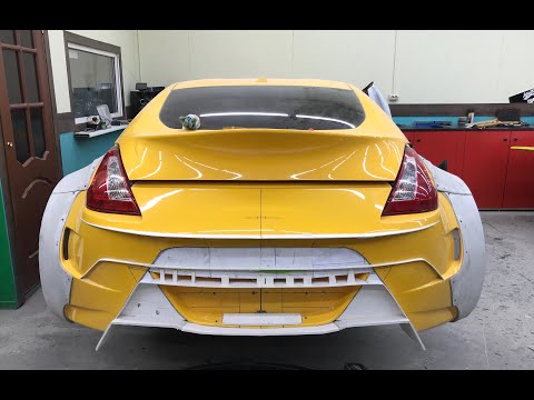 Видео: Nissan 370Z Моделировка заднего бампера! (Часть первая)