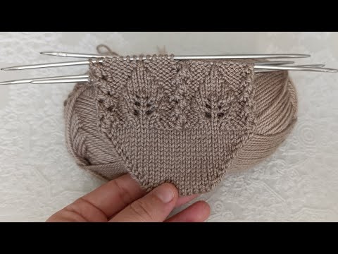 Видео: 💥Создание одноцветных пятиконечных пинеток крючком с узором из листьев ✅#изучение #вязание #вязан...