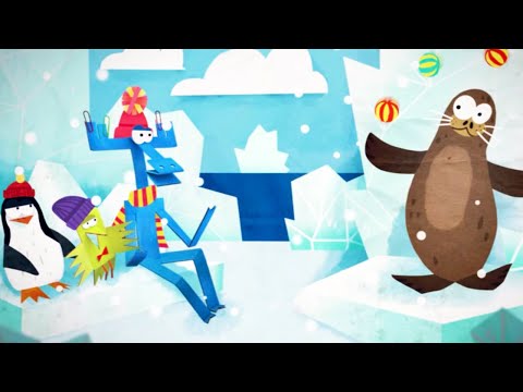 Видео: Бумажки - Сборник серий - Зима в Бумажном месте! | Мультфильм про оригами для детей