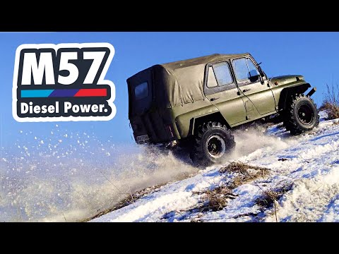 Видео: УАЗ з мотором BMW M57. Ми такого не очікували! ОФФРОУД